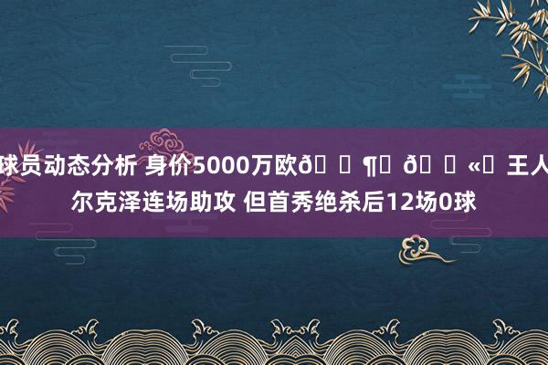 球员动态分析 身价5000万欧😶‍🌫️王人尔克泽连场助攻 但首秀绝杀后12场0球