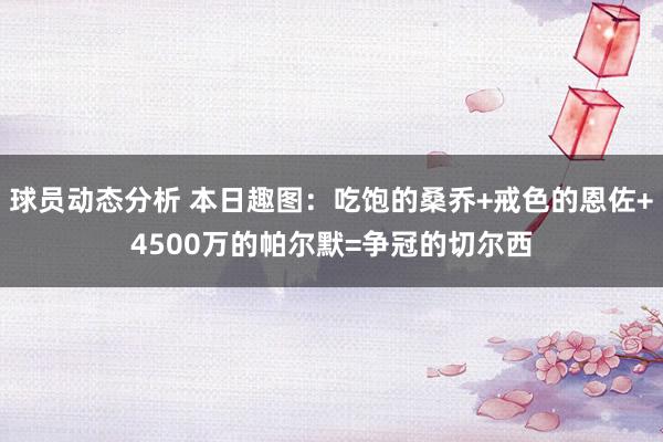 球员动态分析 本日趣图：吃饱的桑乔+戒色的恩佐+4500万的帕尔默=争冠的切尔西